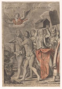Triumphzug Christi mit Figuren aus dem Alten und Neuen Testament (erster Teil)