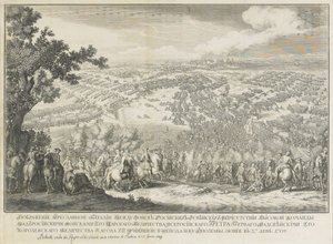 Die Schlacht von Poltawa am 27. Juni 1709 von Nicolas de Larmessin II