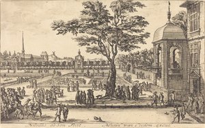Ansicht eines Gartens