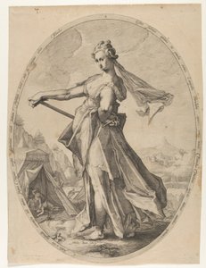 Jahel aus Helden und Heldinnen des Alten Testaments, ca. 1597 von Nicolaus Braeu