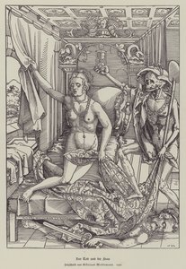 Der Tod und die Frau von Nicolaus Meldemann