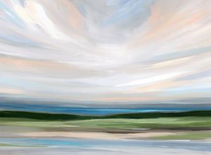 Ruhige abstrakte Landschaft