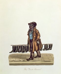 Der Stiefelputzer, um 1840