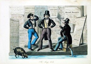 Die Seifenlorks, um 1840 von Nicolino Calyo