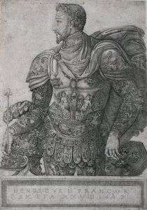Henri II., König von Frankreich, im Alter von 28 Jahren, 1547 von Nicolo della Casa