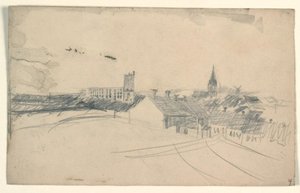 Aussicht über Kolding von Niels Larsen Stevns
