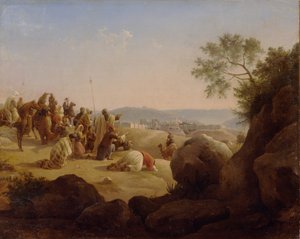 Pilger vor Jerusalem, 1831