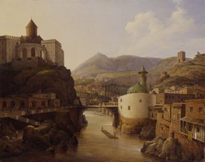 Ansicht von Tiflis, 1839 von Nikanor Grigoryevich Chernetsov