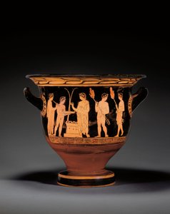 Attische rotfigurige Glockenkrater, ca. 420-400 v. Chr.