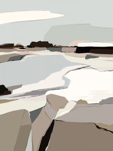 Serene Abstrakte Landschaft