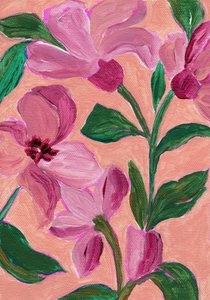 Lebhafte Rosa Blüten