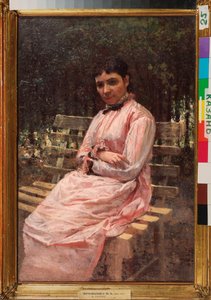Im Park (Porträt der Frau des Künstlers) von Nikolai Aleksandrovich Yaroshenko