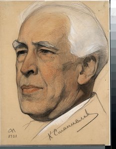 Porträt des Regisseurs Konstantin Sergejewitsch Stanislawski (1863-1938) - Werk von Nikolai Andrejewitsch Andrejew (1873-1932) von Nikolai Andreevich Andreev