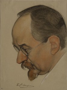 Porträt von Georgi Wassiljewitsch Tschitscherin