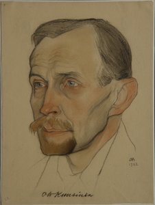 Porträt von Otto Wilhelm Wille Kuusinen 1881-1964, 1922