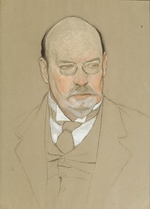 Porträt des Malers Ilja Ostrouchow, 1923