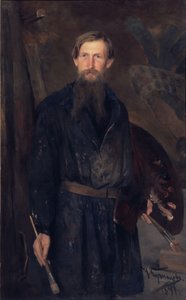 Porträt des Künstlers Viktor Vasnetsov