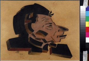 Porträt von Wsewolod Meyerhold