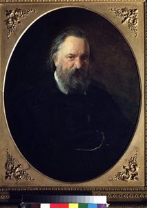 Porträt des Schriftstellers Alexander Herzen (1812-1870)