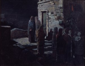 Christus nach dem letzten Abendmahl in Gethsemane, 1888 von Nikolai Nikolayevich Ge