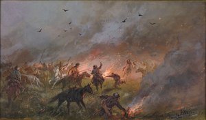 Die Niederlage der Pugatschow-Truppen bei Troitsk, 1891