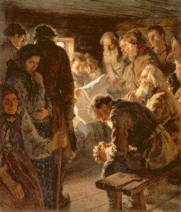 Nachrichten vom Kriegsschauplatz von Nikolai P. Bogdanow Bjelski