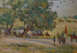 Manöver in der Nähe von Moskau, 1930-1933