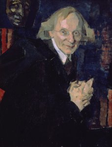 Porträt des Dichters Wjatscheslaw Iwanowitsch Iwanow (1866-1949) ca. 1920