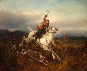 Wolfsjagd, 1870