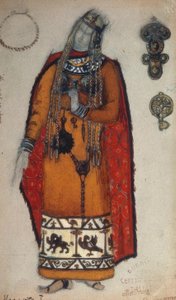 Wagner, Isolde / Figurine von Roerich