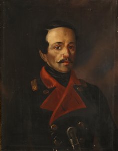 Porträt des Dichters Michail Lermontow, 1854-1858