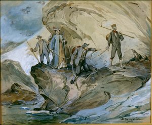 Wanderung über den Hardanger-Gletscher von Nils Bergslien