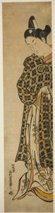 Der Schauspieler Sanogawa Ichimatsu I als Hisamatsu von Nishimura Shigenaga