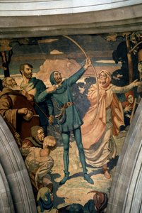 Robin Hood und seine Geliebte Mariam von Noel Denholm Davies