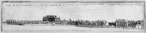 Montagu House, ca. 1700 (Feder und Tinte)