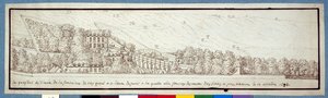 Das Aquädukt von Arcueil (Feder & Tinte auf Papier) von Noel Gasselin