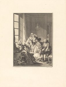 Julie ohnmächtig in einem Sessel