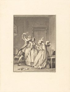Der Schlag von Noël Le Mire after Jean Michel Moreau