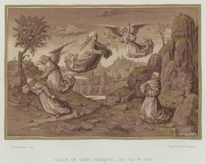 Vision des heiligen Franz von Assisi von Nordmann (after)