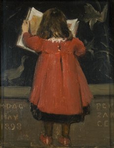 Porträt der Tochter des Künstlers, Alethea Garstin