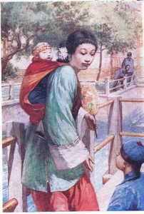 Chinesische Kinder um 1900