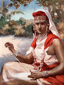 Kabylische Frau aus Algerien