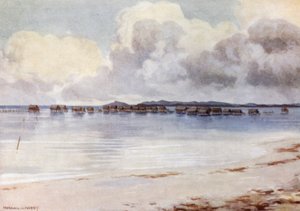 Meeresdorf, Tupusuli, Britisch-Neuguinea