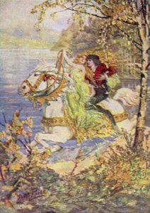 Wahrer Thomas und die schöne Königin von Norman Mills (after) Price