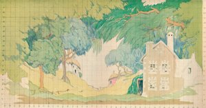 Bühnenbild für Die treue Schäferin, ca. 1927