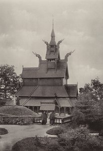 Fantoft, Stabkirche, Bergen von Norwegian Photographer
