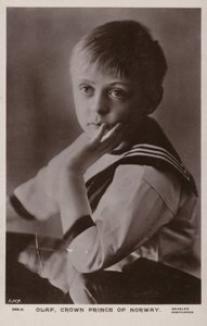 Olaf Kronprinz von Norwegen von Norwegian Photographer