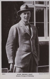 Prinz Olaf, Kronprinz von Norwegen, später König Olav V.