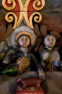 Das letzte Abendmahl (Detail) von Norwegian School