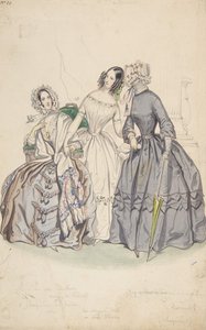 Kostümentwurf, 1836-37
